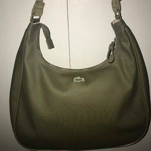 Lacoste Women’s hobo olive green bag